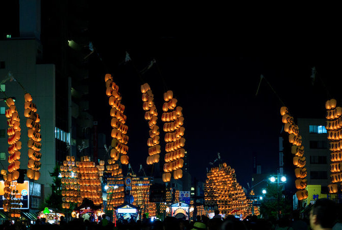 秋田竿灯祭