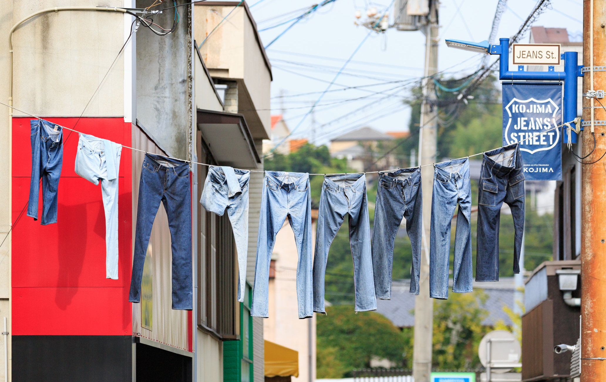 儿岛牛仔裤街及周边地区