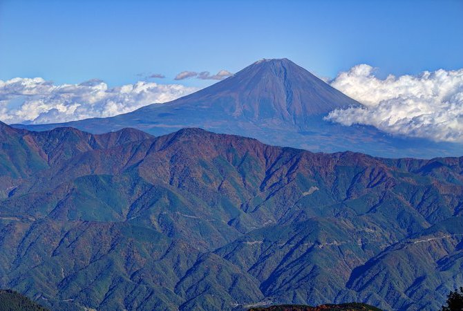 七面山