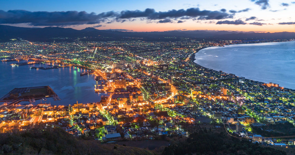 函馆山夜景 目的地 官方 日本国家旅游局 Jnto