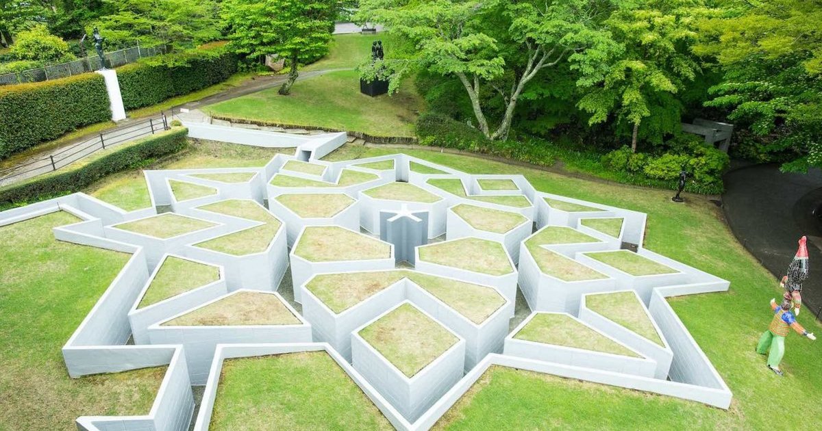 参观箱根雕刻之森美术馆